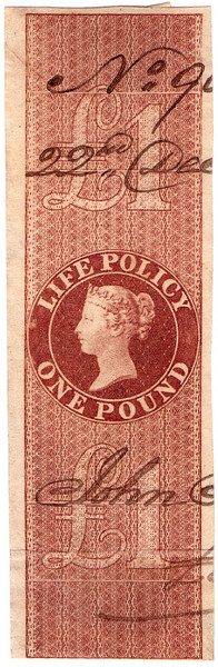 (08) £1 Red-Brown (1854)