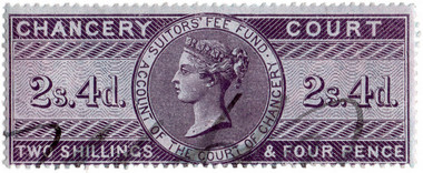 (49) 2/4d Lilac (1856)