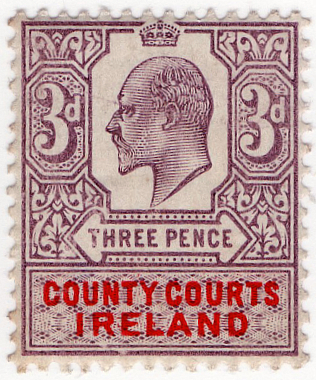 (48) 3d Lilac & Orange (1902)