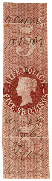 (14) 5/- Red-Brown (1860)