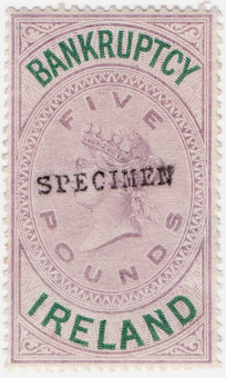 (14) £5 Lilac & Green (1882)
