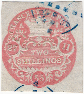 (37) 2/- Rose (1855)