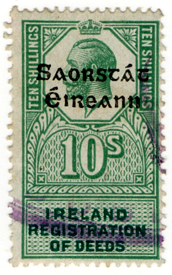 (75) 10/- Green & Green (1922)