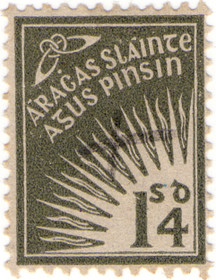 (24) 1/4d Grey (1935) Health & Pensions