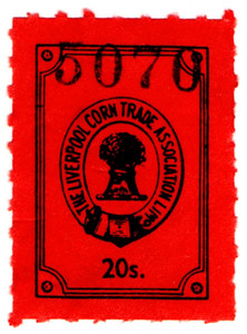 (24) 20/- Black on Red (1953)