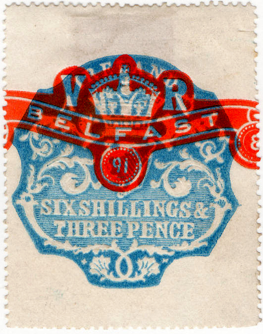 (09) 6/3d Blue (Belfast)