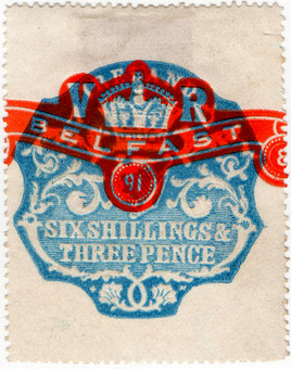 (09) 6/3d Blue (Belfast)