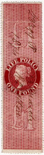 (43) £1 Red-Brown (1872)