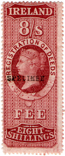 (25) 8/- Brown (1881)