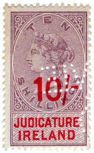 (48) 10/- Lilac & Red (1895)