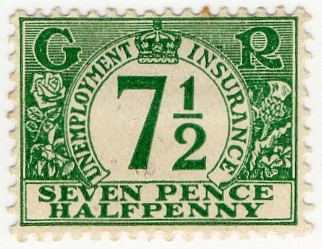 (156) 7½d Green (1926)