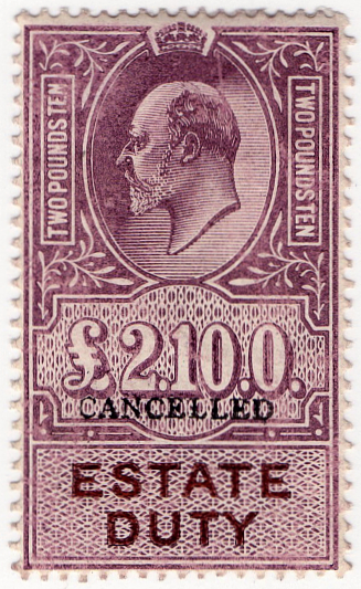 (19) £2 10/- Lilac & Brown (1907)