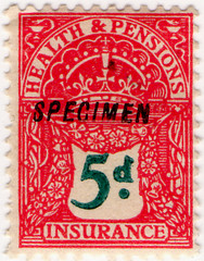 (01) 5d Magenta & Grey (1926)
