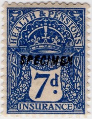 (03) 7d Blue (1925)