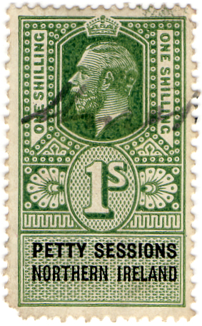 (05) 1/- Green & Black (1921)