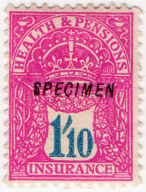 (17) 1/10d Mauve & Blue (1926)