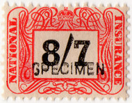 (un) 8/7d Red & Black (1948)