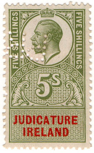 (71) 5/- Green & Red (1912)