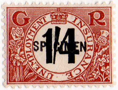 (185) 1/4d Red-Brown & Black (1931)