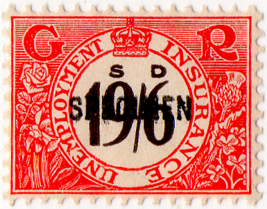 (145) 19/6d Red & Sepia (1931)