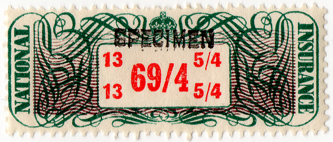 (21) 69/4d Green, Purple & Red (1948)