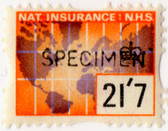(un) 21/7d Orange & Purple (1969)