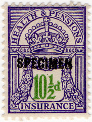 (54) 10½d Violet & Green (1941)