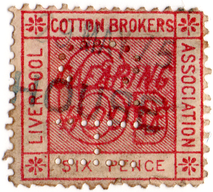 (01) 6d Vermillion (1875)