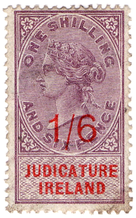 (32) 1/6d Lilac & Red (1895)