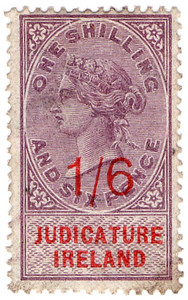 (32) 1/6d Lilac & Red (1895)