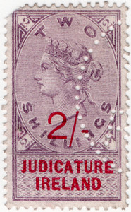 (33) 2/- Lilac & Red (1895)