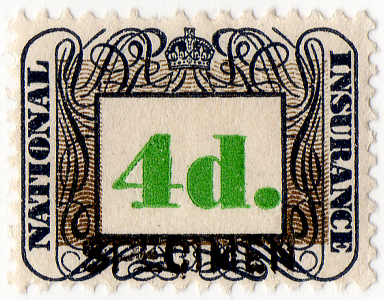 (01) 4d Black & Green (1948)