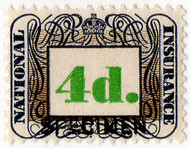 (01) 4d Black & Green (1948)