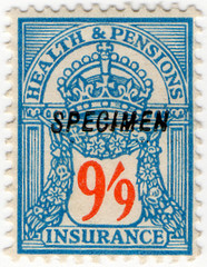 (104) 9/9d Turquoise & Orange (1928)
