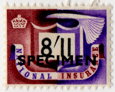 (75) 8/11d Brown & Purple (1951)