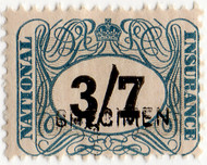 (un) 3/7d Blue & Black (1948)
