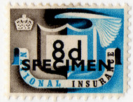 (31) 8d Grey & Blue (1952)