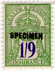 (78) 1/9d Green & Violet (1941)
