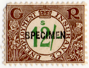 (136) 12/- Brown & Green (1931)