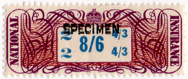 (02) 8/6d Mauve & Blue (1948)