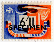 (69) 6/11d Blue & Orange (1952)