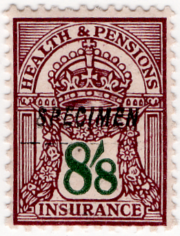 (102) 8/8d Brown & Green (1928)