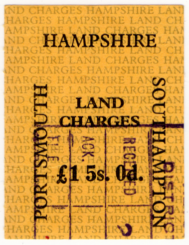 (08) £1 5/- Black on Yellow (1962)