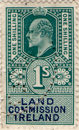 (13) 1/- Green & Blue (1902)