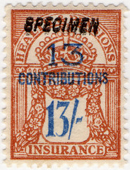 (162) 13/- Brown & Blue (1945)