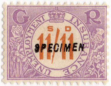 (203) 11/11d Mauve & Bistre (1931)