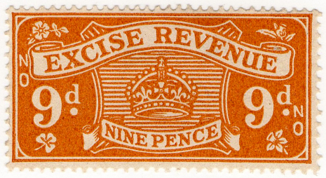(40) 9d Brown (1925)