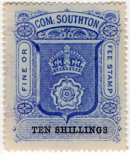 (30) 10/- Ultramarine (1880)