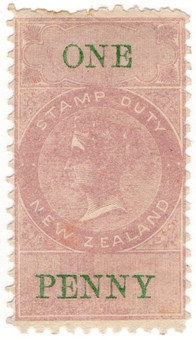 (83) 1d Rose & Green (1867)