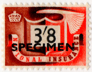 (42) 3/8d Red-Brown & Orange (1951)